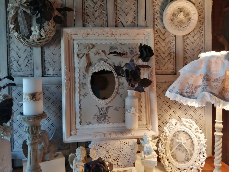 cadre miroir floral shabby.jpg